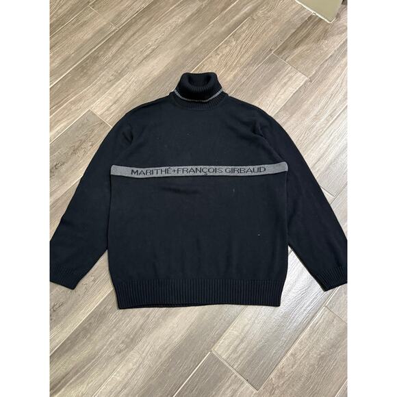 Vintage y2k Marithe Francois Girbaud Turtleneck Sweater - Picture 1 of 6